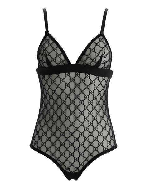 gucci sheer lingerie|gucci bodysuit.